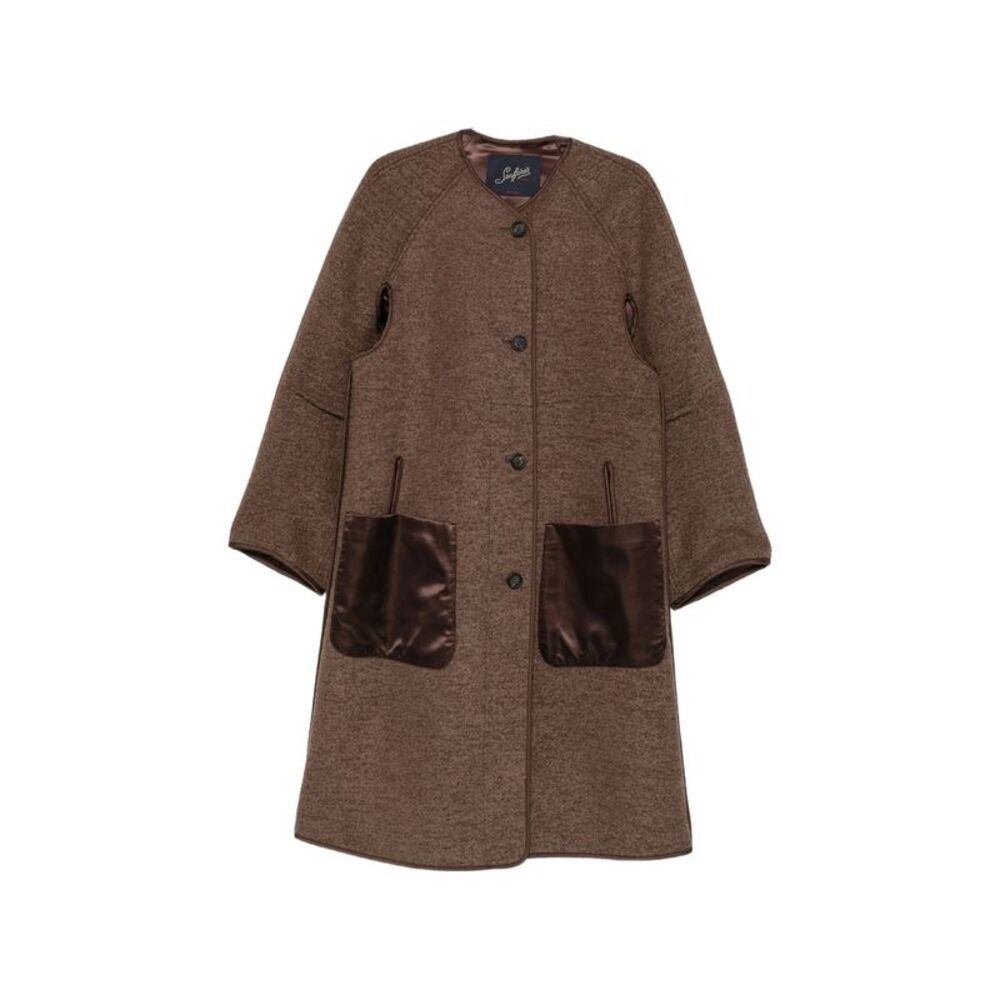Seafarer Brown Coats - Single Breasted Coats Women
